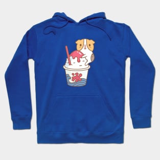 Guinea pig with kakigori Japanese shaved ice Hoodie